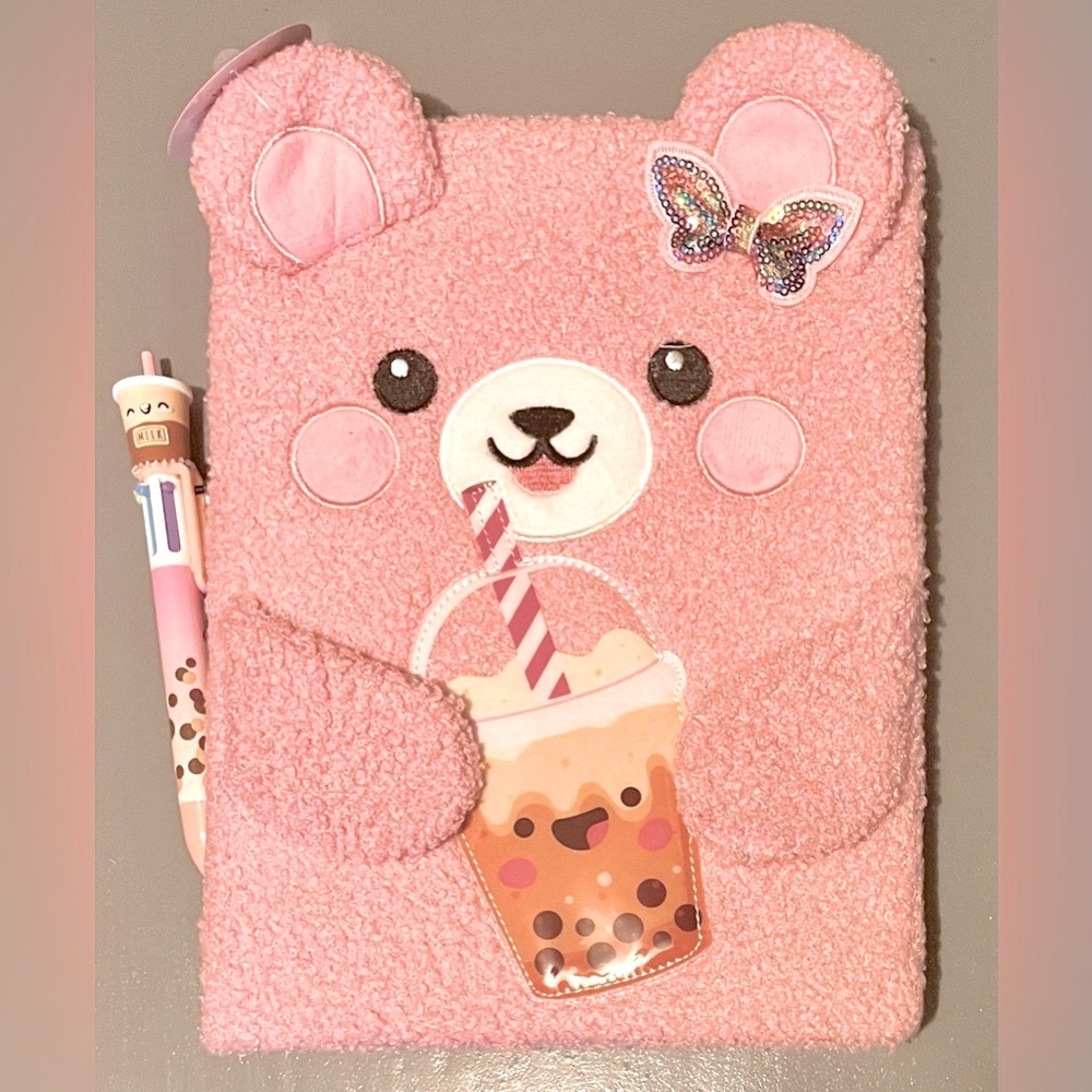 NWT! BOBA NOTEBOOK & SUPER CUTE BOBA PEN ONLY WITH PURCHASE OF ANY BOOKBAG!